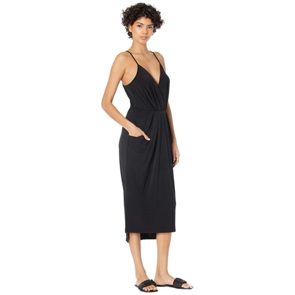 BCBG Black Midi Dress - Size S - Picture 2 of 6
